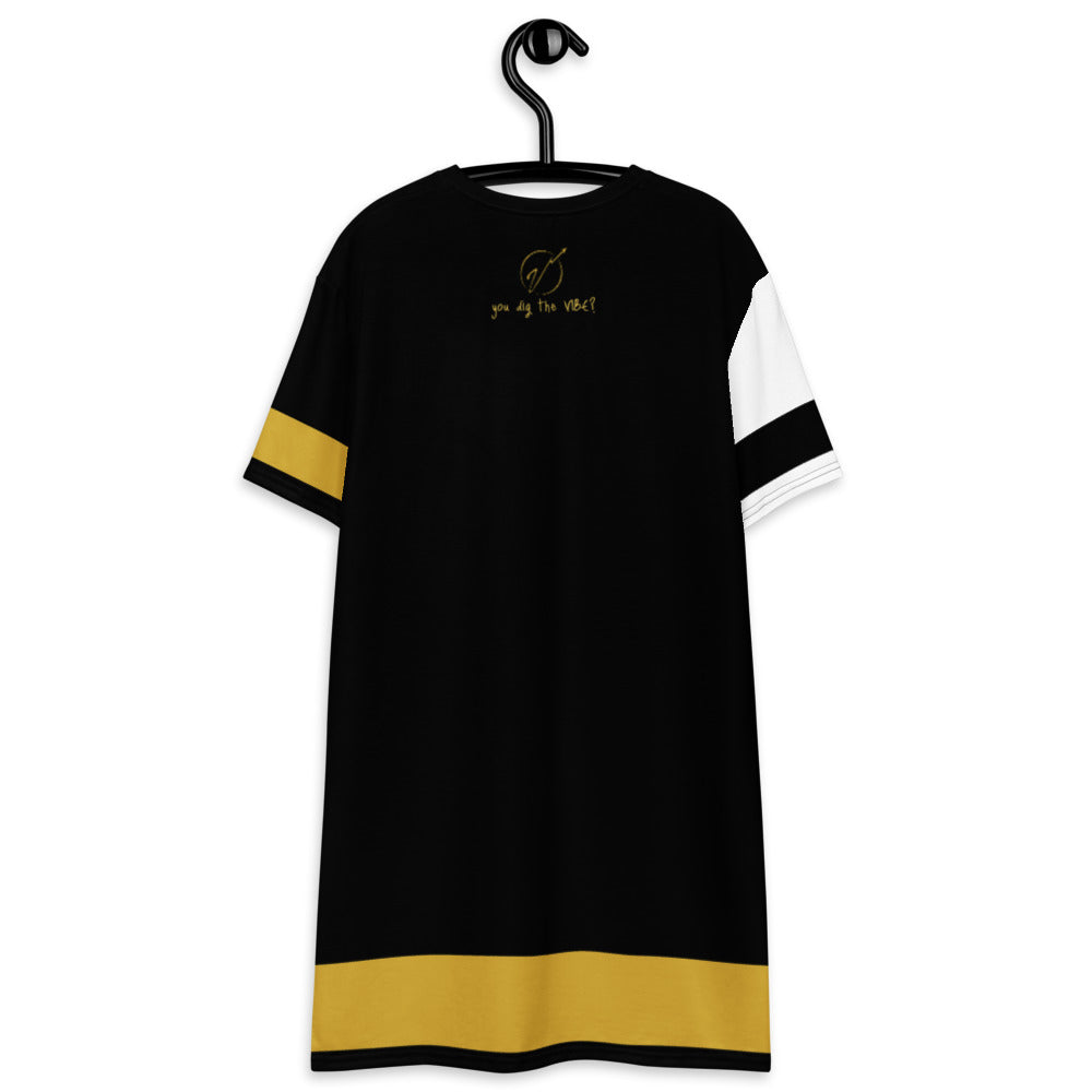 Black AF Jersey Dress (Gold Label) | Vision for Investing in Black Excellence Black AF Jersey Dress (Gold Label) | Vision for Investing in Black Excellence